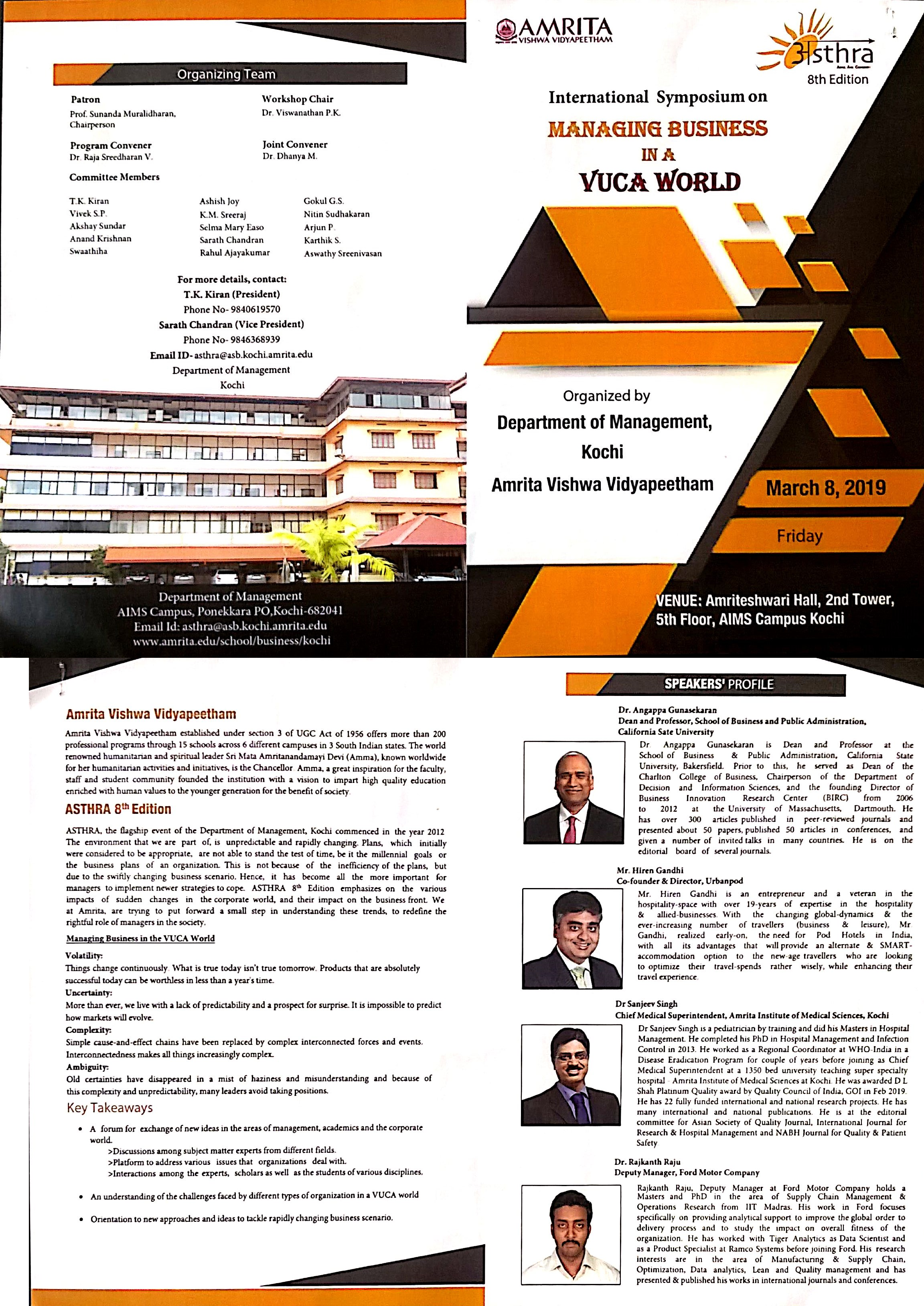 KVIMIS External news - B School, Coimbatore